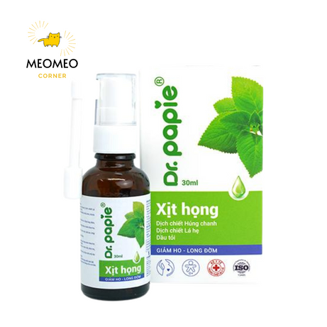 Xịt họng Dr.Papie chai 30ml