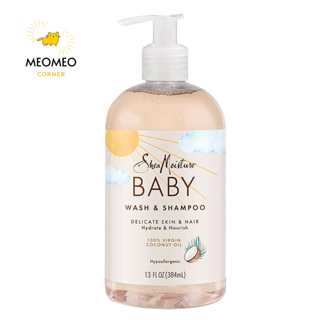 Sữa tắm gội Shea Moisture Baby cho bé 384ml của Mỹ