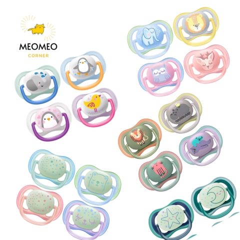 Ti giả/ Ty giả Avent Ultra Air cho bé đủ mẫu