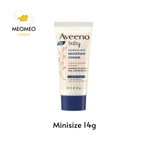 Kem dưỡng Aveeno Baby soothing relief Minisize 14g
