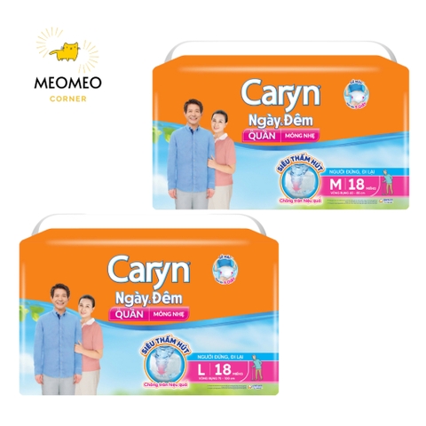 Tã quần Caryn Ngày và Đêm Người Lớn / Người Già M / L