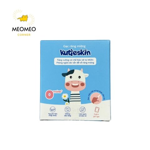Gạc răng miệng cho bé Kutieskin hộp 5 gói