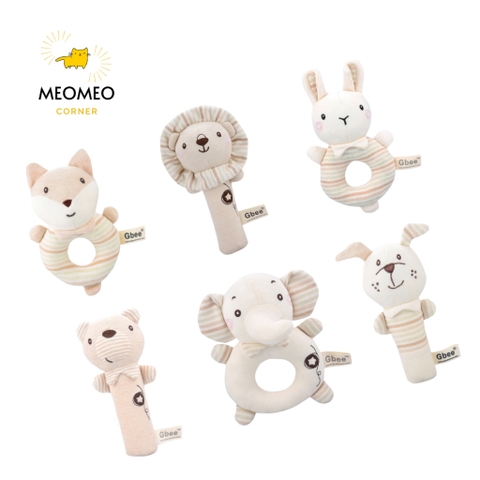 Đồ chơi lục lạc thú nhồi bông Gbee