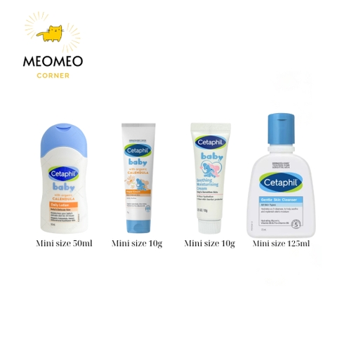 [Minisize] Sữa Dưỡng Thể / Kem Hăm Tã / Kem Dưỡng Da Cetaphil Baby Cho Bé