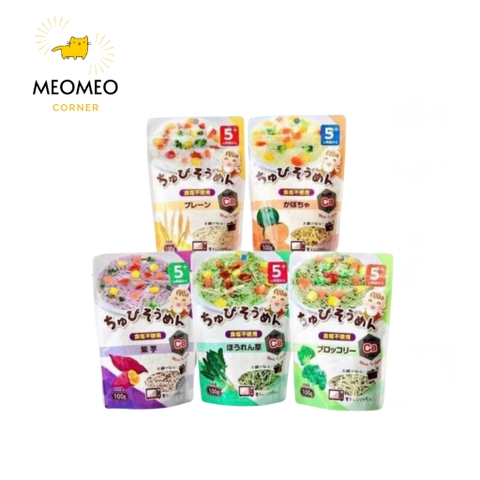 Mì Somen Tách Muối Bổ Sung Canxi ChuBi Nhật Bản cho bé 100gr