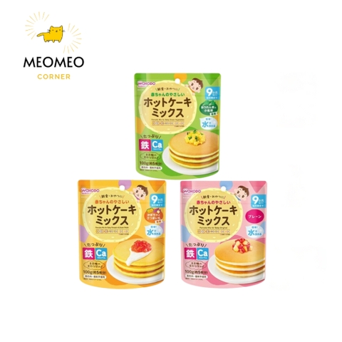 Bột Làm Bánh Rán Pancake Wakodo Nhật Bản cho bé từ 9M+