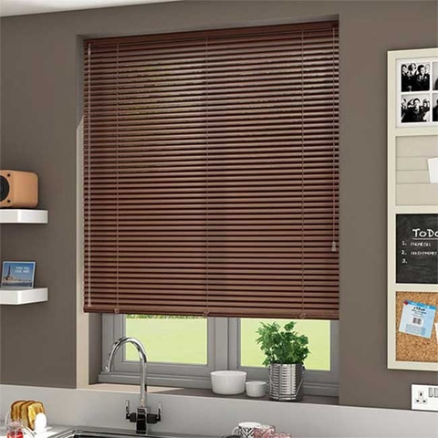 Rèm Sáo Nhôm Màu Nâu