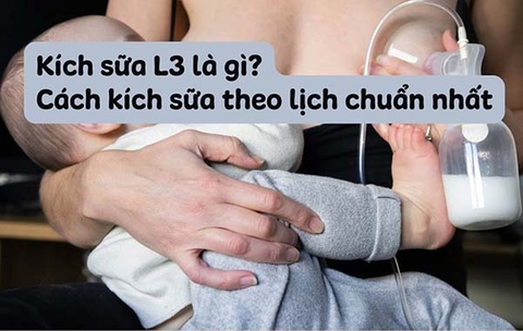 Kích sữa L3 là gì? Cách hút sữa L3 theo lịch hệu quả nhất mẹ nên biết