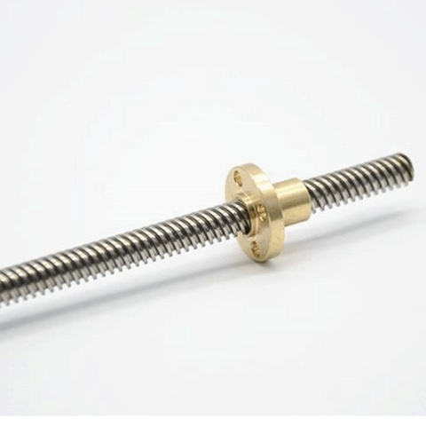 Vít me T8 KÈM ĐAI ỐC bước 8 dành cho máy in 3D, CNC