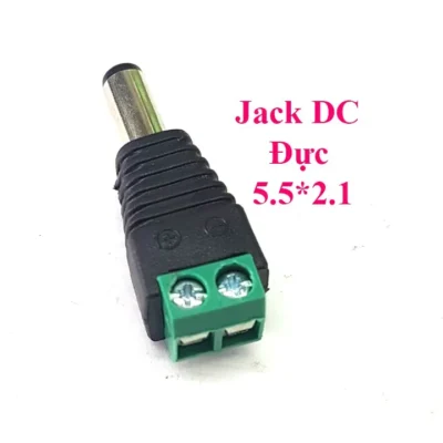 Đầu chuyển Domino sang jack DC đực 2.1mm