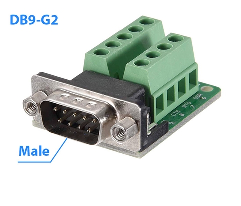 Cổng DB9 9 Chân Nối Dây Bắt Vít Domino Không Vỏ