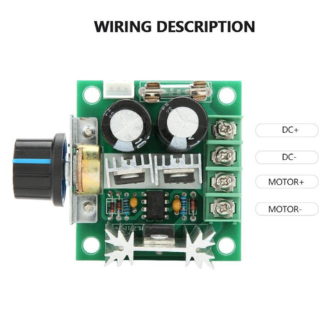 Mạch Điều Khiển Tốc Độ Động Cơ PWM DC Motor Speed Controller 10A