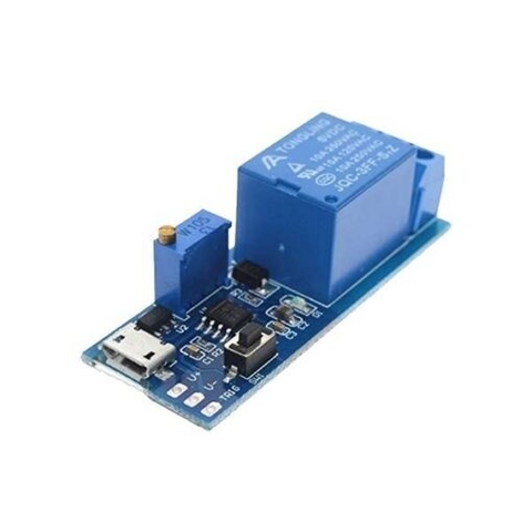Module Tạo Trễ Kích Relay Dùng NE555 Thời Gian 0-24s
