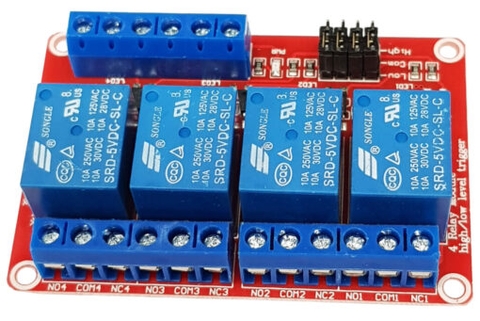 Module 4 relay 5V với opto cách ly kích H/L