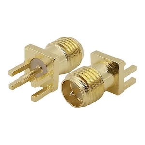 Đầu nối RF SMA đực thẳng Male SMA-KE PCB Edge Mount 13.5mm