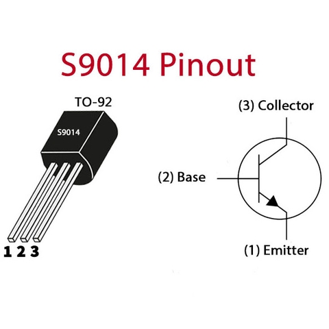 Transistor NPN S9014 TO-92