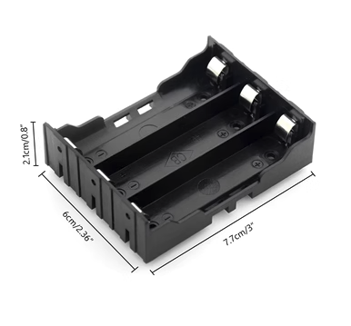 Đế pin 18650 3 cell có chân hàn