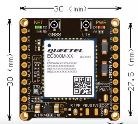 Module Sim 4G Quectel EC800M DTU