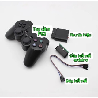 Tay điều khiển không dây PS2 có đầu kết nối arduino