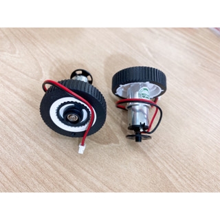 Động cơ 5-6V DC giảm tốc mini có chổi than kèm bánh xe