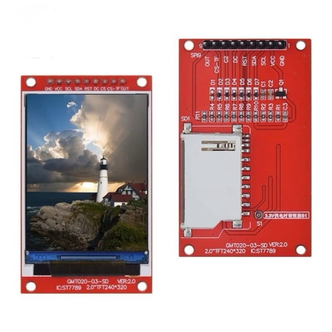 Màn hình LCD TFT 2.0 inch ST7789 giao tiếp SPI