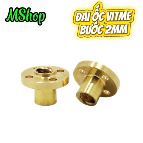 Đai ốc Vitme T8 2mm 8mm
