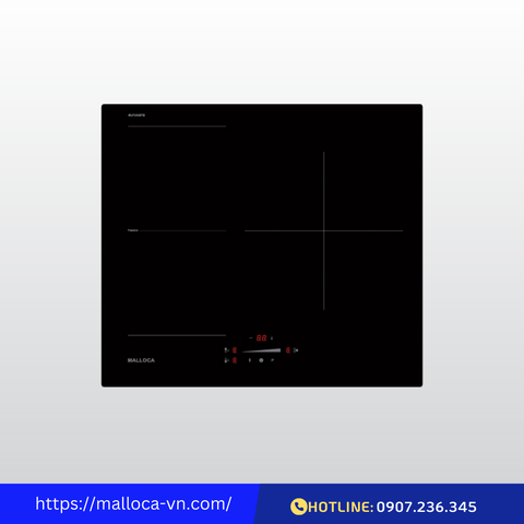 Bếp kính âm 3 từ Malloca MI 593 FZ