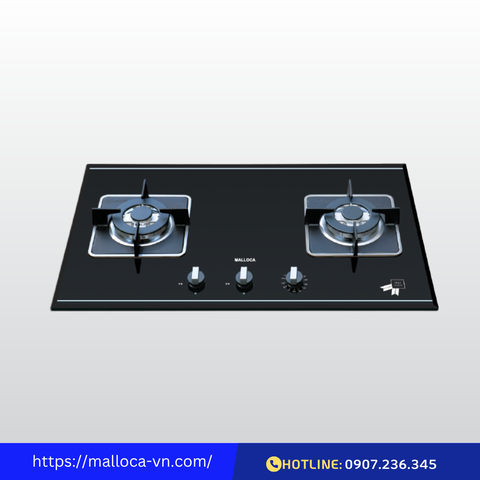 Bếp 2 Gas âm Malloca AS 9402B