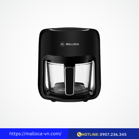 Nồi chiên không dầu thủy tinh Malloca MAF-25B