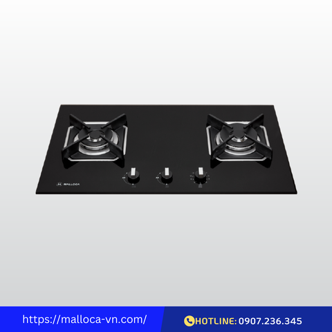 Bếp gas âm 2 gas Malloca AS-9602B