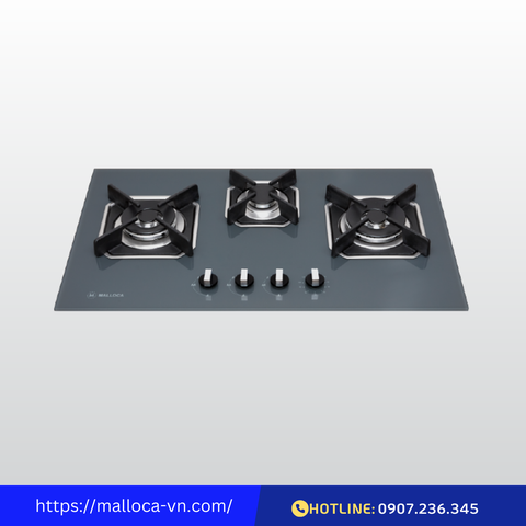 Bếp gas âm 3 gas Malloca AS-9603DG
