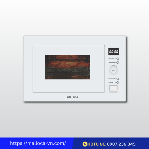 Lò vi sóng âm tủ Malloca MW-927BG (Trắng)