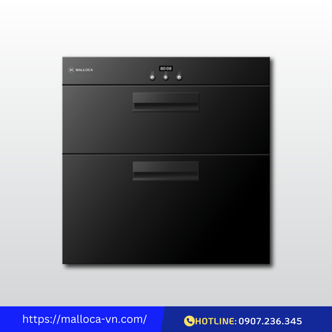 Máy sấy chén dĩa âm tủ Malloca MSC-100A