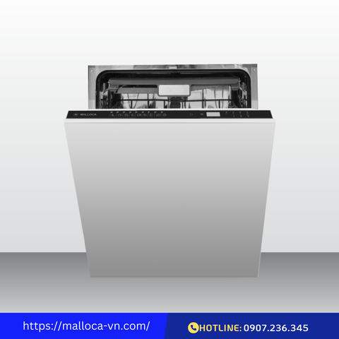 Máy rửa chén âm tủ Malloca MDW14-B09FI