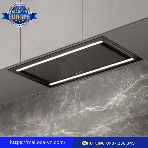 Máy hút khói khử mùi âm tủ Malloca Line Light K-750B