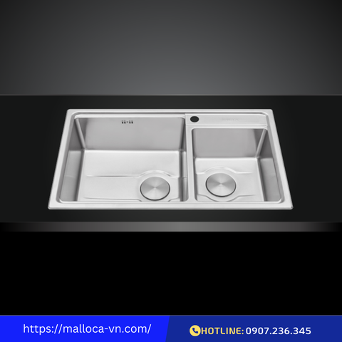 Chậu rửa chén Malloca MS 5082W