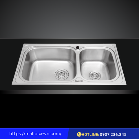 Chậu rửa chén Malloca MS 2025