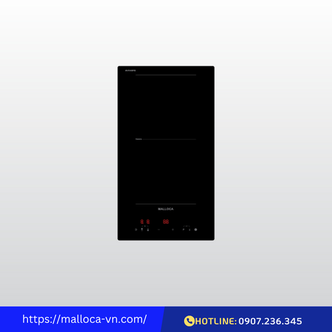 Bếp kính âm 2 từ Malloca - dạng Domino MDI 302 FZ