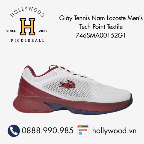 Giày Tennis Nam Lacoste Men’s Tech Point Textile 746SMA00152G1