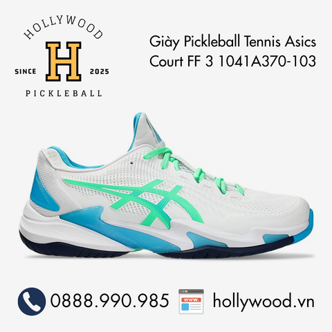 Giày Tennis Pickleball Asics Court FF 3 1041A370-103