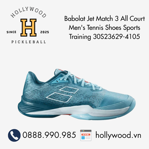 Babolat Jet Match 3 All Court Men's Tennis Shoes Sports Training 30S23629-4105