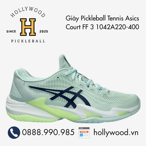 Giày Tennis Pickleball Asics Court FF 3 1042A220-400