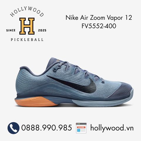 Giày Tennis Pickleball Nike Air Zoom Vapor 12 FV5552-400