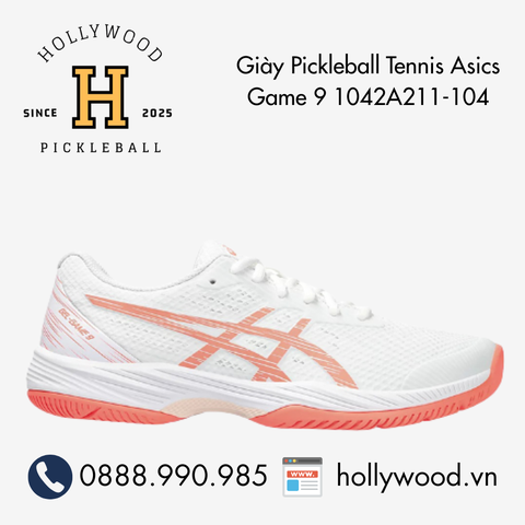 Giày Tennis Pickleball Nữ Asics Gel Game 9 1042A211-104