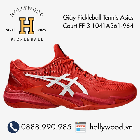 Giày Tennis Pickleball Asics Court FF 3 1041A361-964
