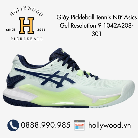 Giày Tennis Pickleball Nữ Asics Gel Resolution 9 1042A208-301