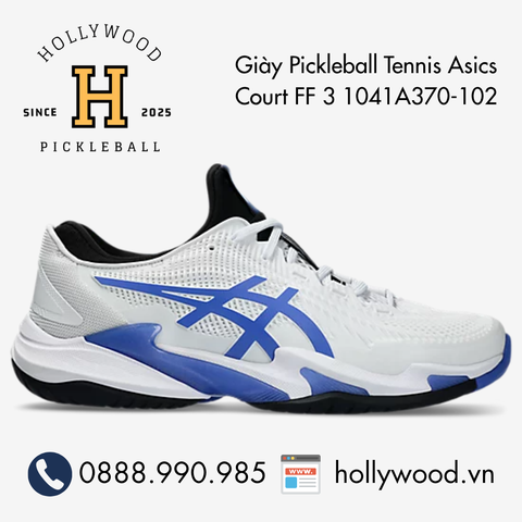 Giày Tennis Pickleball Asics Court FF 3 1041A370-102
