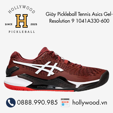 Giày Tennis Pickleball Asics Gel-Resolution 9 1041A330-600