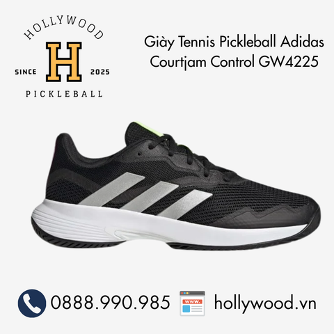 Giày Tennis Pickleball Adidas Courtjam Control GW4225