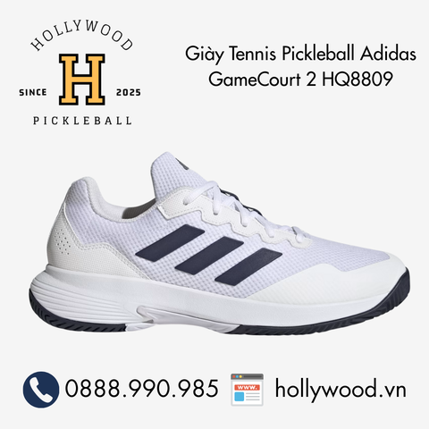 Giày Tennis Pickleball Adidas GameCourt 2 HQ8809